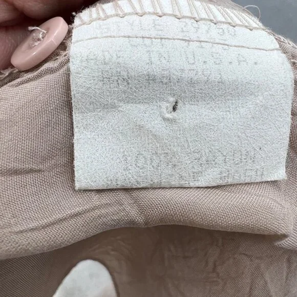 Johnny Was Women's Brown Lace 3/4 Sleeve V-Neck Belted Top Blouse Size XS - Picture 12 of 12